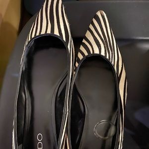 Aldo zebra shoes
